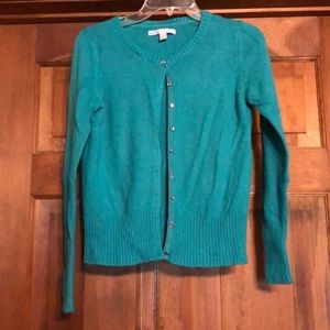 Teal cardigan